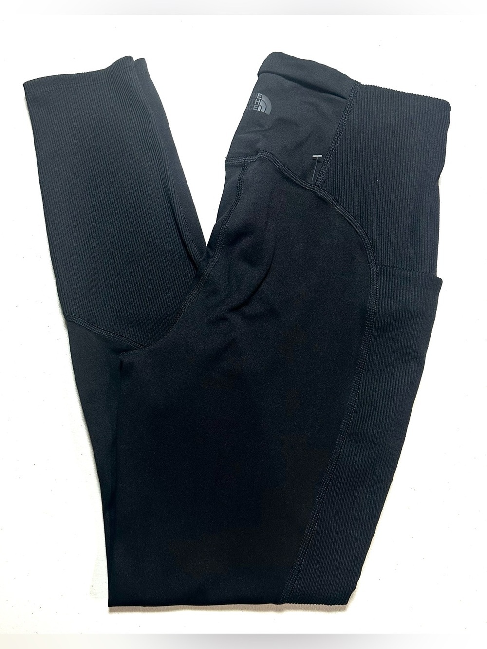 The North Face Black Ribbed High-Waist Leggings with Side Pocket - Picture 14 of 14